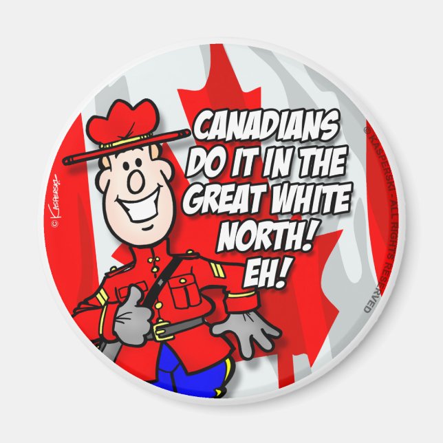 Aimant Oh Canada EH ! (Devant)