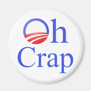 Aimant Oh chemises et cadeaux d'anti-Obama de merde