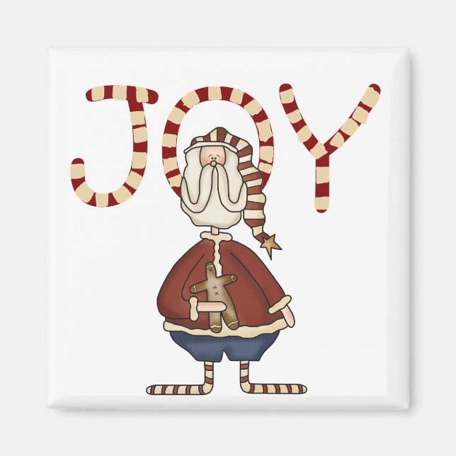 Aimant Oh Joy C'est les t-shirts et cadeaux de Noël (Devant)