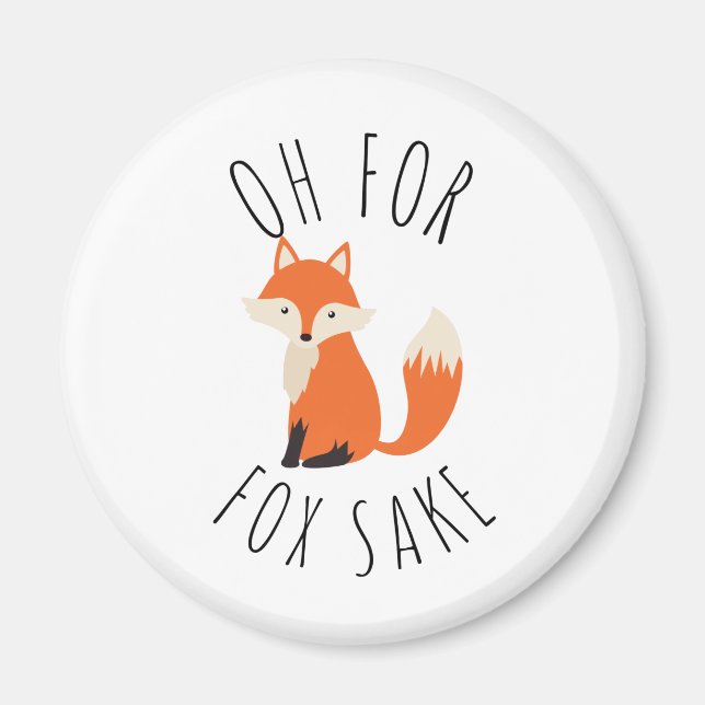 Aimant Oh pour Fox Sake (Devant)