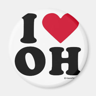 AIMANT OHIO - "I LOVE OH" "I LOVE OHIO"