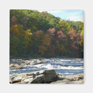 Aimant Ohiopyle River Rapids à l'automne Pennsylvanie Aut