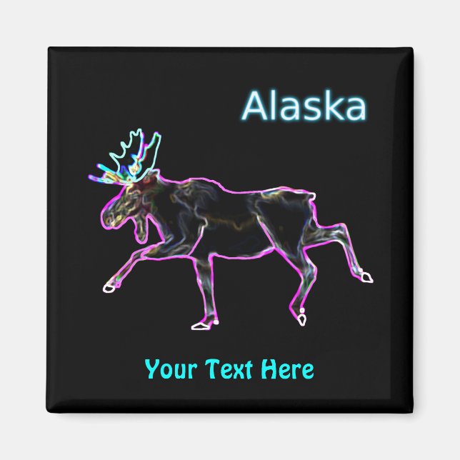 Aimant Oie électrique - Alaska (Devant)