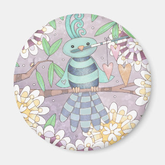 Aimant Oiseau aux Coeurs