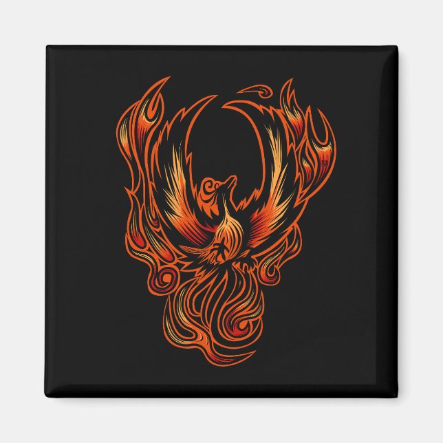 Aimant Oiseau De Feu (Devant)