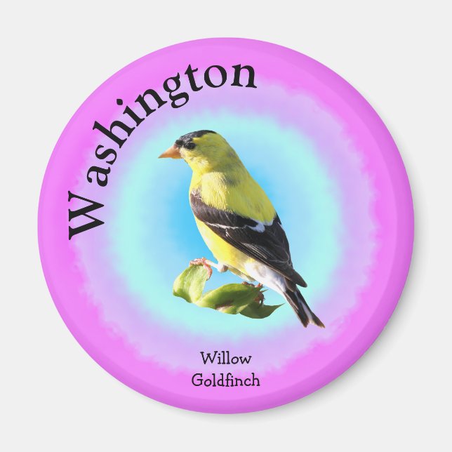 Aimant Oiseau d'État de Washington (Devant)