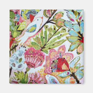 Aimant Oiseaux de papier II