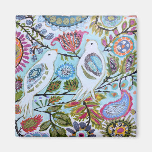 Aimant Oiseaux en papier I