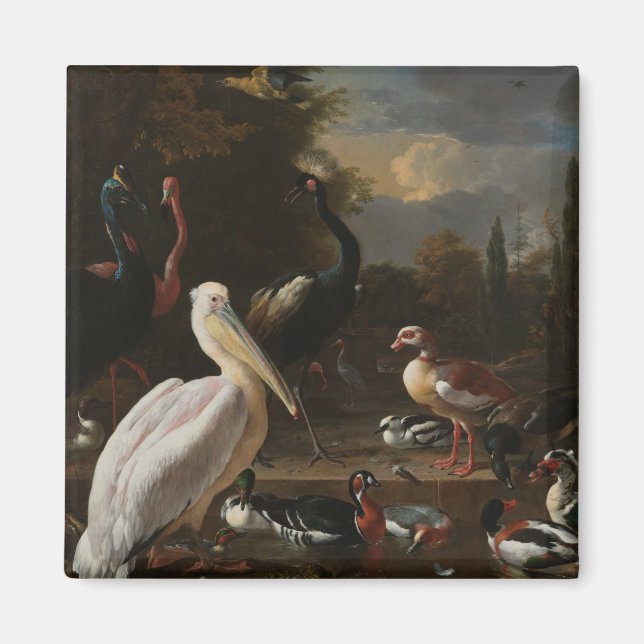 Aimant Oiseaux fins (Devant)