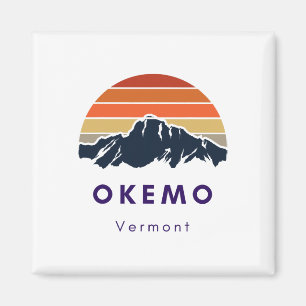 Aimant Okemo Vermont Ski Snowboard Randonnées Cadeaux Pou