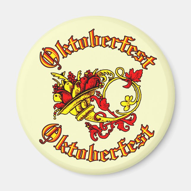 Aimant Oktoberfest Cornucopia (Devant)