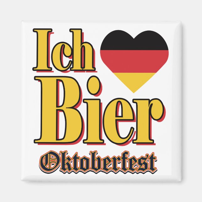 Aimant Oktoberfest-ICH-BIER (Devant)