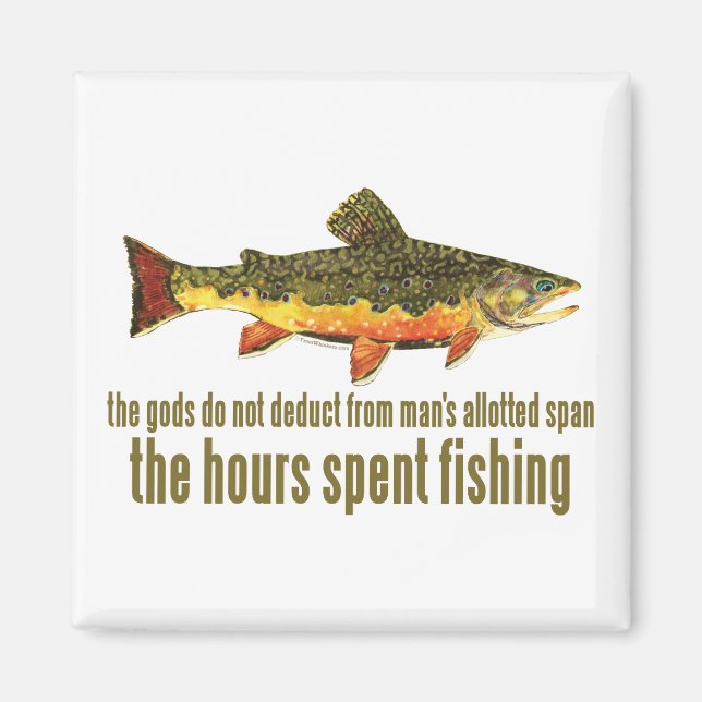 Aimant Old fishing saying (Devant)