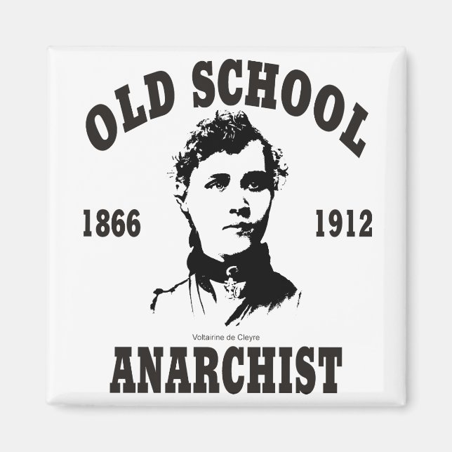 Aimant Old School — Voltairine de Cleyre (Devant)