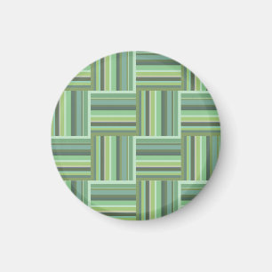 Aimant Olive green stripes weave pattern