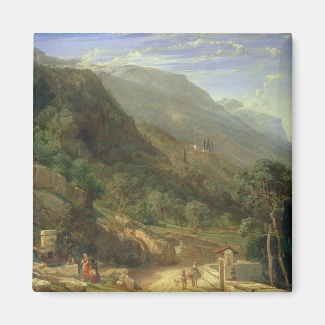 Aimant Olive Groves à Varenna, Lac de Côme, Italie, 1861  (Devant)