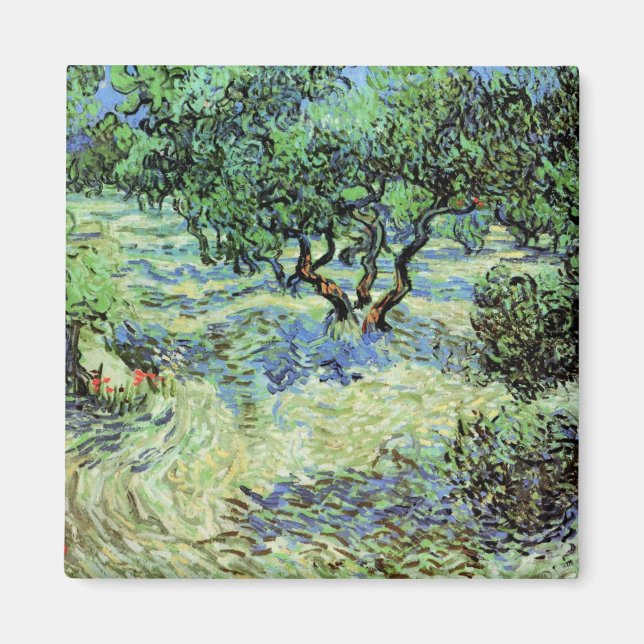 Aimant Oliveraie par Vincent van Gogh (Devant)