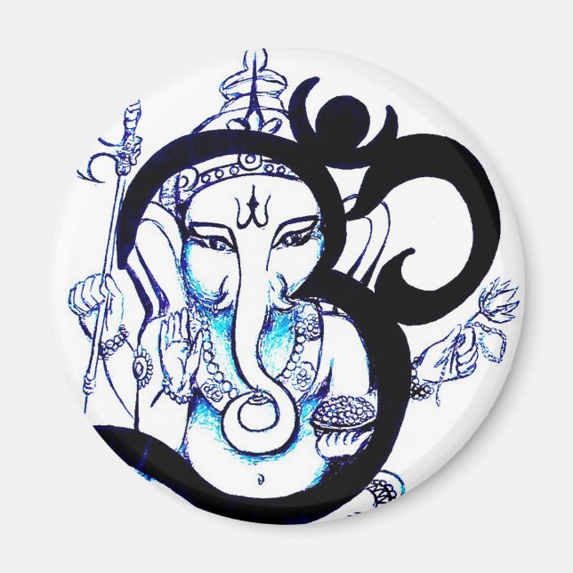 Aimant OM - Ganesha (Devant)
