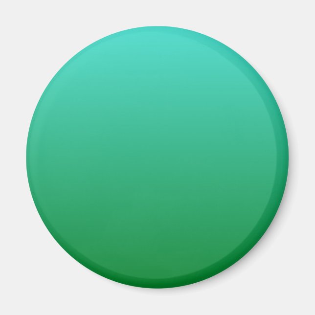 Aimant Ombre verte turquoise (Devant)