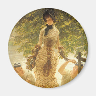 Aimant On The Thames by James Tissot, Vintage Realism