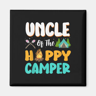 Aimant Oncle de la famille Happy Camper camping anniversa