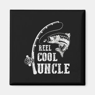 Aimant Oncle de pêche vraiment cool Papa Fête des Pères 
