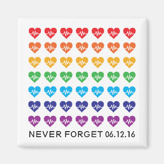 Aimant One Orlando One Pulse Rainbow 49 Hearts