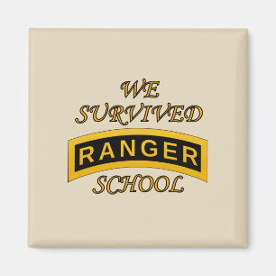 Aimant Onglet de l'école des Rangers de l'Armée - Nous av
