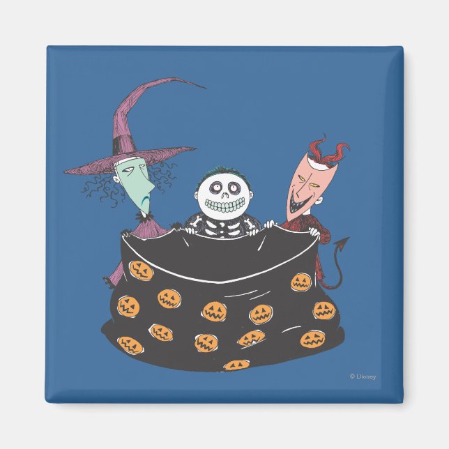 Aimant Oogie's Boys - Trick or Treat (Devant)