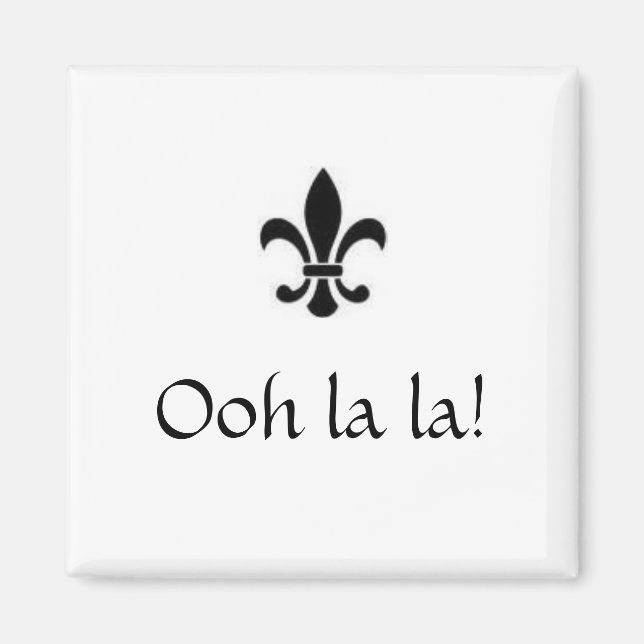 Aimant Ooh la la ! (Devant)