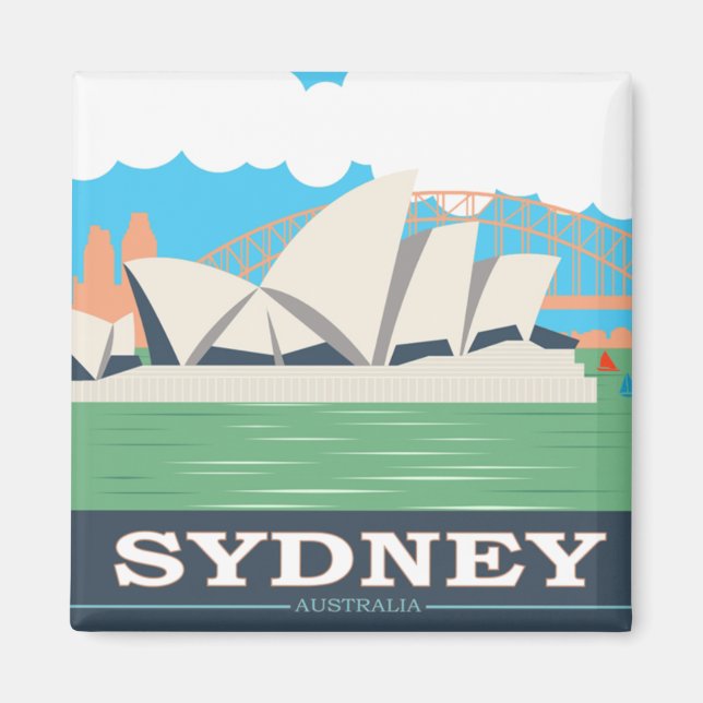 Aimant Opéra de Sydney (Devant)