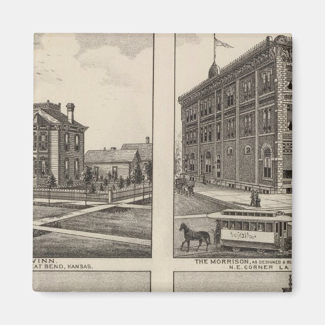 Aimant Opéra et résidences du Kansas (Devant)