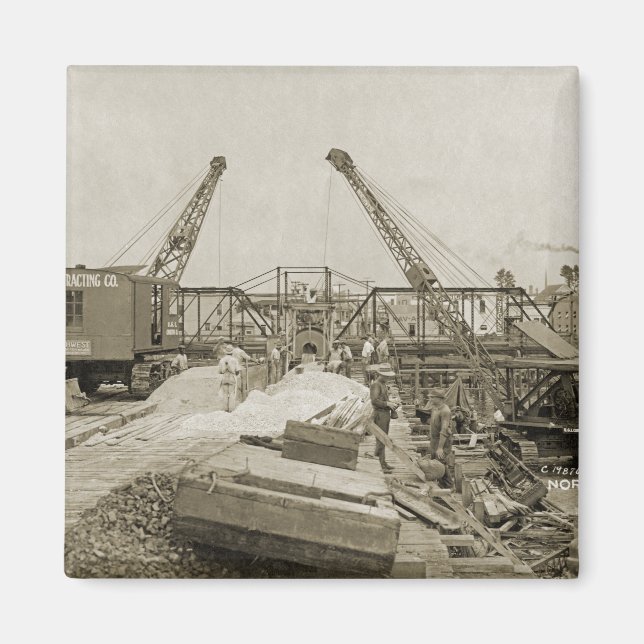 Aimant OPÉRATEUR DE CÂBLES DE CRANE DU Nord-Ouest EXPLOIT (Devant)