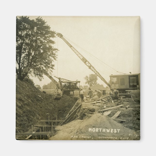 Aimant OPÉRATEUR DE CÂBLES D'EXPLOITATION DE CRANE DU Nor (Devant)