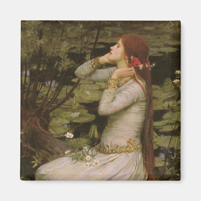 Aimant Ophélie par l'étang par John William Waterhouse (Devant)