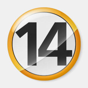 Aimant Or Magent du numéro 14