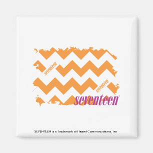 Aimant Orange 4 de zigzag