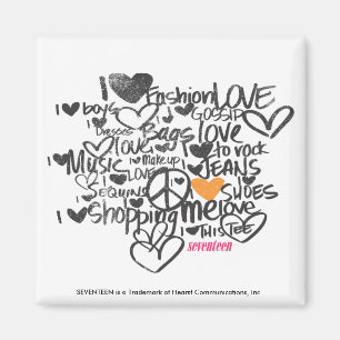 Aimant Orange de graffiti