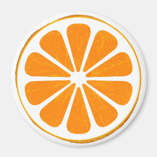 Aimant orange. hybride. aimant.