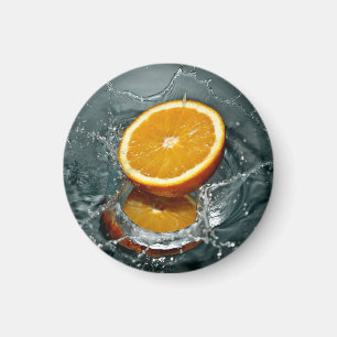 Aimant orange juteuse positive pour l'humeur vitaminée