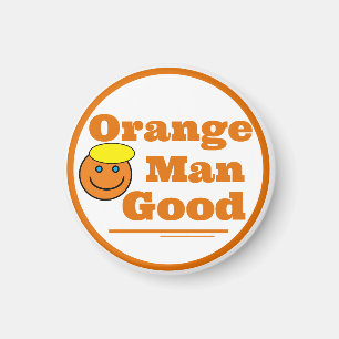 Aimant Orange Man BON