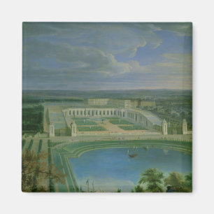 Aimant Orangerie et le château à Versailles, 1696