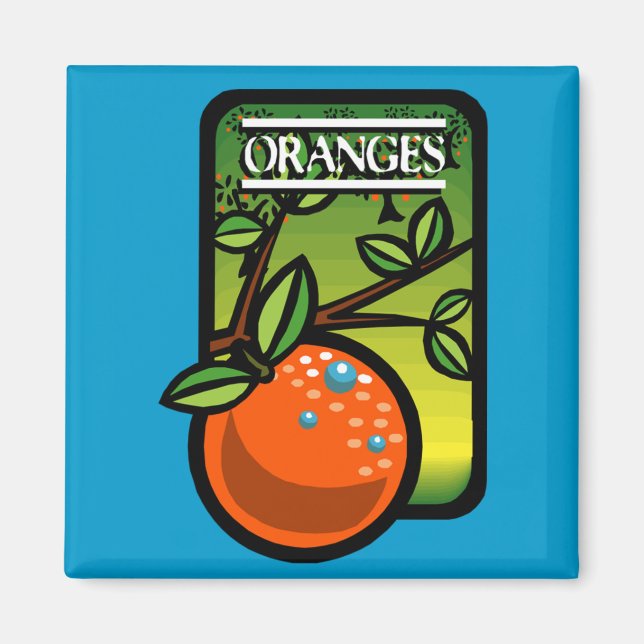 Aimant Oranges (Devant)