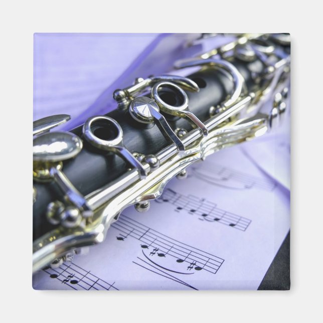 Aimant Orchestre de musique Clarinet Sheet (Devant)