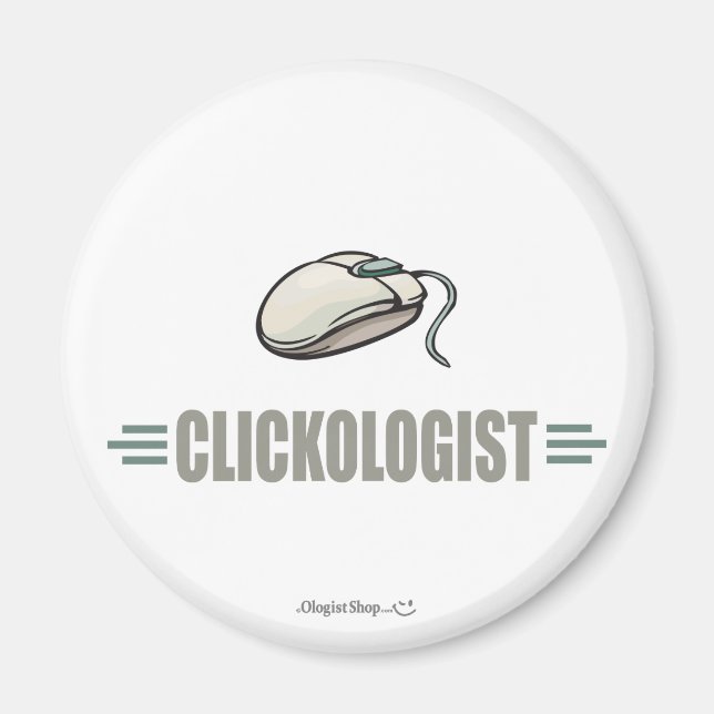 Aimant Ordinateur humoristique (Devant)