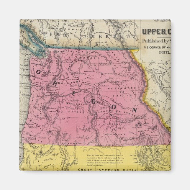 Aimant Oregon et Haute-Californie (Devant)