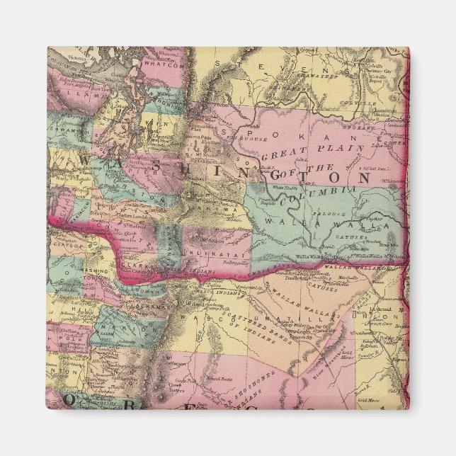 Aimant Oregon et Washington (Devant)