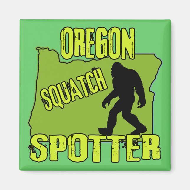 Aimant Oregon Squatch Spotter (Devant)