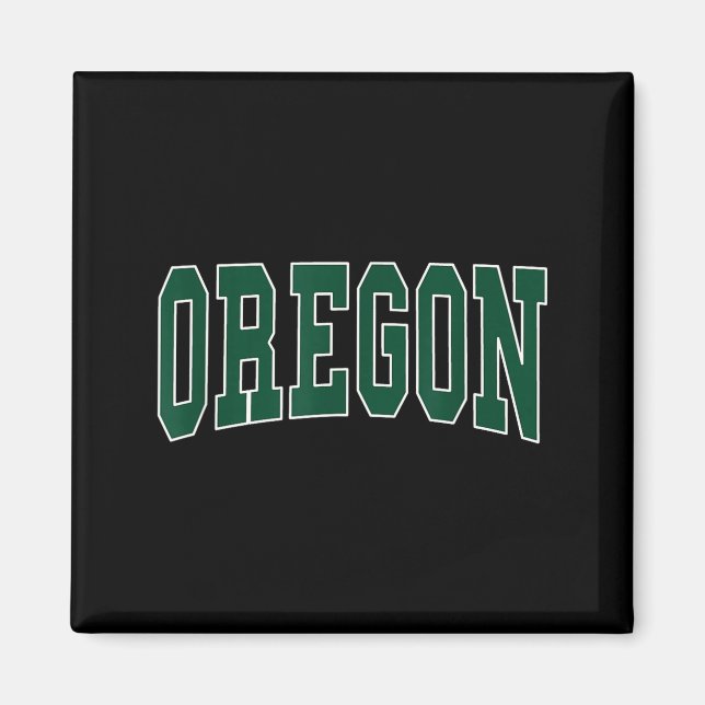 Aimant Oregon - Throwback Design - Clic  (Devant)