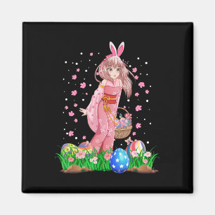 Aimant Oreilles de lapin de Pâques Kawaii Japonais Anime
